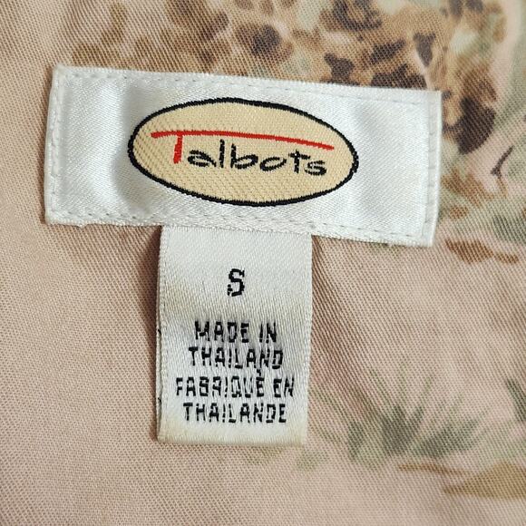 Talbots Jacket Womens Small Blue Quilted Denim Corduroy Collar Lined Barn - Picture 14 of 15